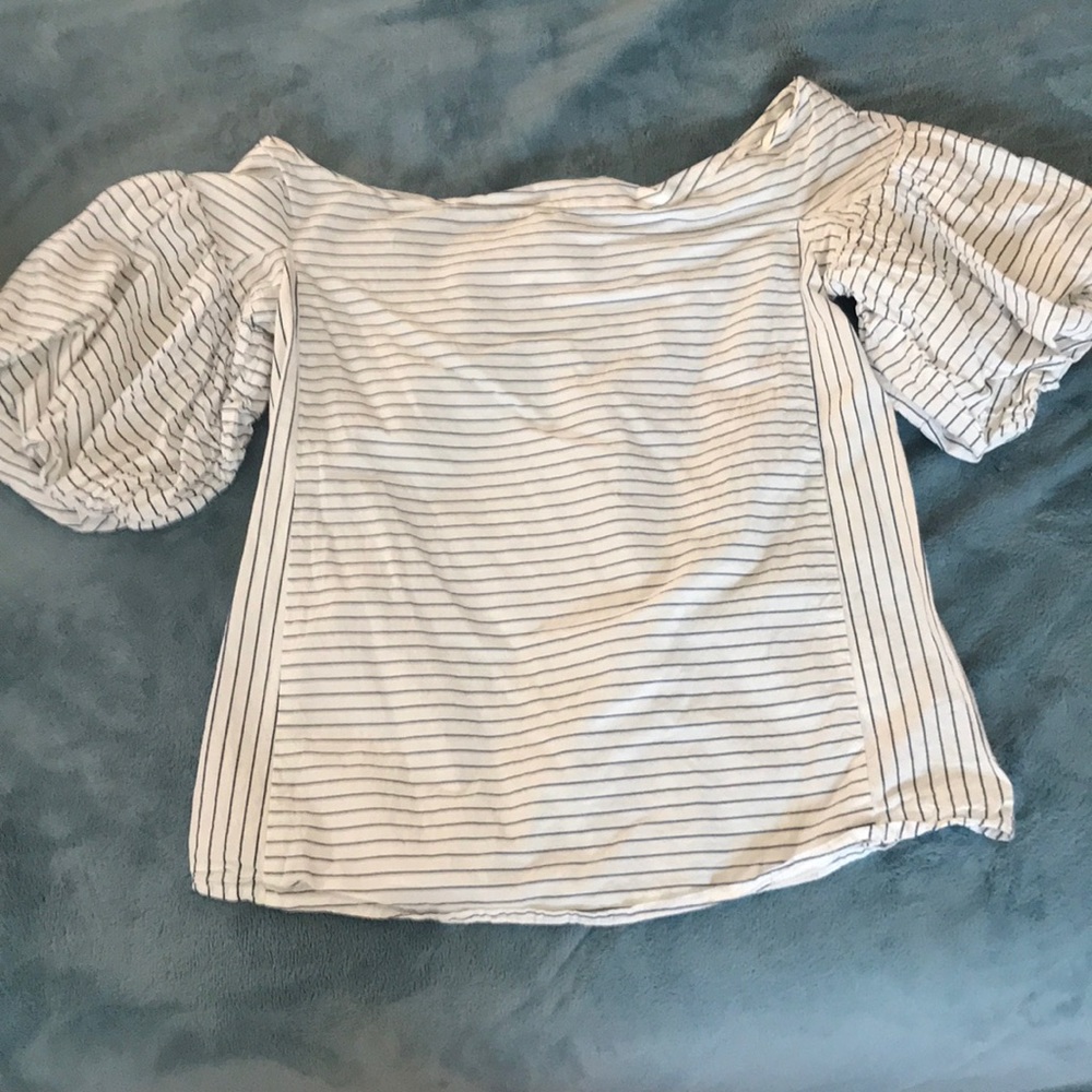 Over the shoulder blouse